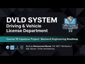 Complete C# .NET Project Demo: Driving License Management System (WinForms, SQL, 3-Tier)