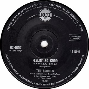 The Archies - Feelin' So Good (S.K.O.O.B.Y.-D.O.O.) / Love Light