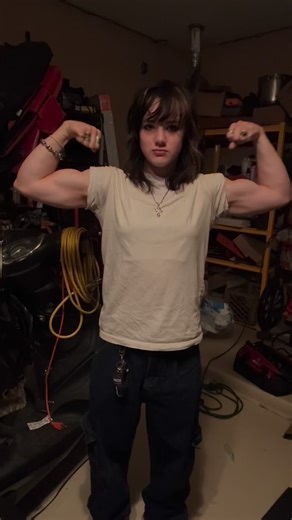 Soph on Instagram: "Back in the garage 🙂‍↕️ #2008 #gym #fart #fitness #rah #muaythai #fyp #viralreels #video #muscle #fart #poop"