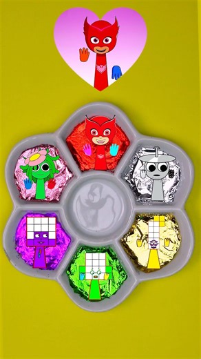 Sprunki NUMBERBLOCKS song aka KIRO #colormixing Sprunki PJ Masks song aka KIRO