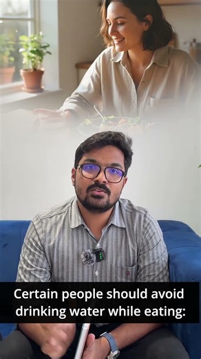 Should You Drink Water During Meals? | #digestion #gastrology #veda