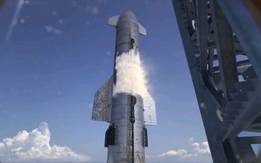 极度震撼！CG模拟SpaceX星舰组合体首次轨道级试飞