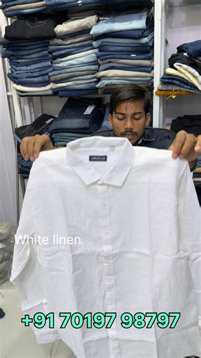 Taj collection on Instagram: "Linen Shirts 👔 offer 🤩 🔥😱 Price : 599/- Size : M to 2Xl Retail : +91 70197 98797 Retail : +91 70455 70332 Home delivery : 98333 03199 Shop Name : Taj collection ( Kurla ) Shop address : shop no. 25, Chindigali Baghdad market, opposite Kalpana theatre, air india road, kurla west , mumbai : 400070 Near : bkc shoes at main road map location : https://maps.google.com/?q=19.078362,72.877098 #instagram #instagood #viral #instafashion #instadaily #viralvideos #instalik