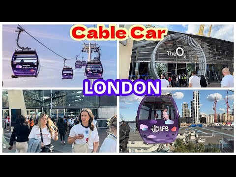 London O2 Arena & London Cable Car // IFS Cloud North Greenwich // Virtual Walking Tour 2024