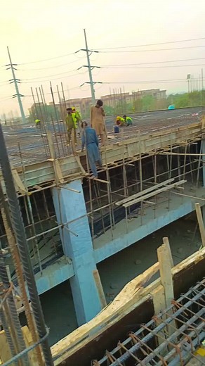 Construction Workers Engaged in Site Activities