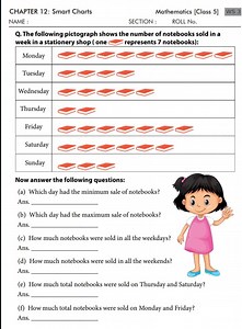 CHAPTER 12: Smart ChartsMathematics [Class 5]WS 3NAME:SECTI... | Filo