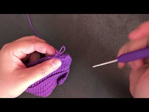Maille serrée en relief avant et arrière - Le Crochet de Mamily