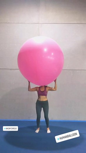 Giant Balloon Challenge: Bouncing Fun and Circus Acrobatics