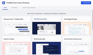 Have you seen our public TinyMCE #Roadmap?  Stay tuned for what we've planned for the world's best rich text editor! https://www.tiny.cloud/roadmap/?utm_source=facebook&utm_medium=organic&utm_campaign=roadmap_social | Tiny | Facebook
