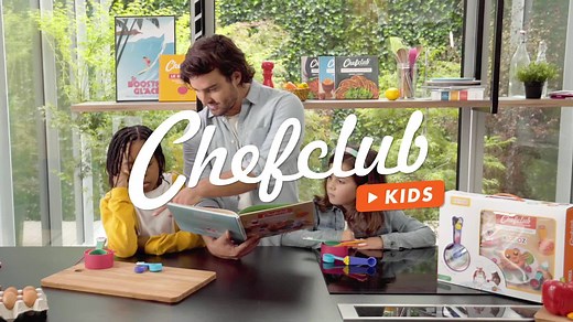 Chefclub invite les enfants en cuisine. Le coffret Chefclub Kids simplifie la cuisine et permet aux enfants de créer des recettes ludiques pour des moments créatifs en famille ! | Chefclub