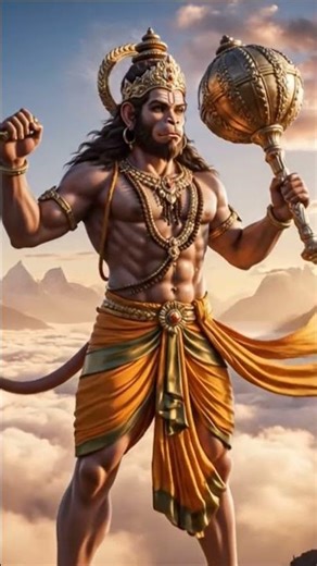 “Bajrangbali is with you — Watch till the end 🔥🙏”#hanumanji #hanuman_whatsapp_status