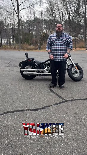 Brian’s bike pick of the week- the softail slim. A practical pick for shorter riders or anyone easing into their first bike. #harleydavidson #motorcycles #softailslim #connecticut #bristolct #yankeeharley #fyp #motorcyclelife | Yankee Harley-Davidson