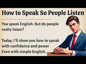 How to Speak English So People || Speak English With Confidence || Graded Reader || Learn English ✅