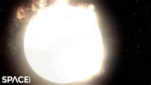 Watch this amazing animation of a red supergiant star go supernova