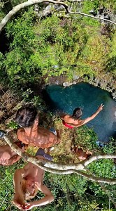 25-Meter Gainer Synchro Cliff Dive