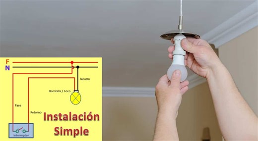 ¿Cómo hacer la instalación eléctrica de un foco?