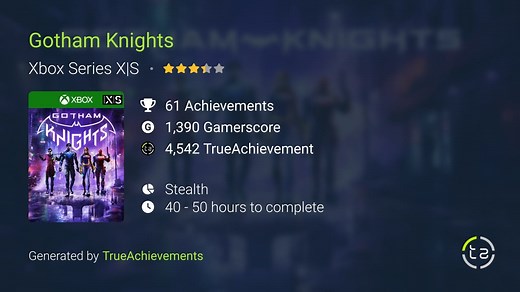 Gotham Knights Achievements