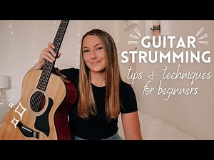 Guitar Strumming 101 for Beginners // palm-muting, down strumming & basic patterns // Nena Shelby