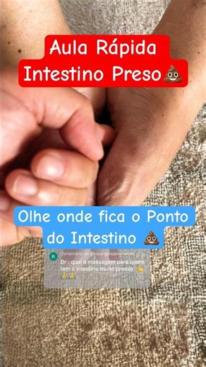 ⏩Aula Rápida Intestino Preso | Método SPO🦶#reflexologia Podal | Se INSCREVA p/ mais Conteúdos