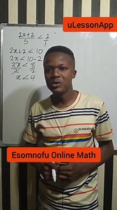 44K views · 2.7K reactions | Know the right way to cross Multiply while dealing with Inequalities with Fraction. Catch me on uLessonApp | Esomnofu Online MATH | Facebook