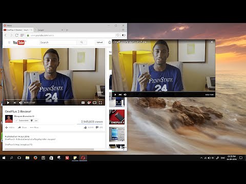 Play Youtube videos in a floating window for pc - how to play youtube videos in background