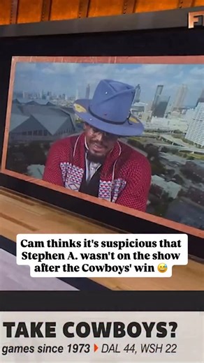 First Take on Instagram: "@cam had to call @stephenasmith out "