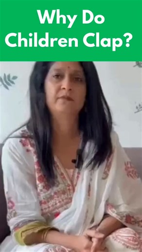 Manas Learning on Instagram: "Why do children clap? Ever wondered why children clap? 👶👏 It’s not just play — it’s a powerful developmental sign. In this video, we explain what clapping reveals about your child’s brain, sensory needs, and emotional growth — and when to seek support. ✨ For parents, educators & therapists 🔹 When clapping begins 🔹 What it means for neurodivergent children Comment "CLAP" to get the document Like, share & subscribe for expert insights on child development. #ChildD