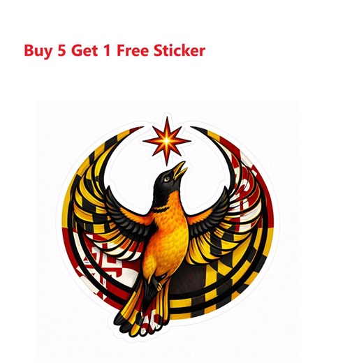 Maryland Rebel Alliance Restiance Bird Political Sticker - Etsy