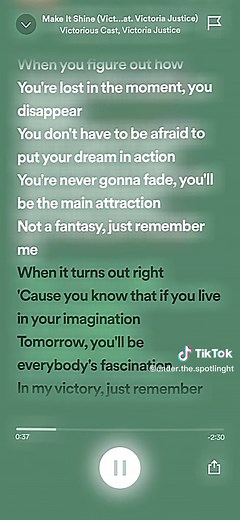 Victorious Make It Shine Song Lyrics
