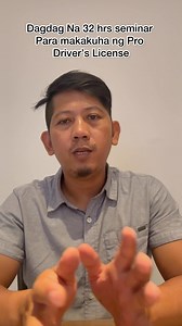 10K views · 174 reactions | Dagdag seminar para makakuha ng Pro Drivers License | MY RIDE PH | Facebook