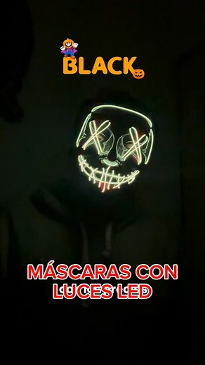 🎃¡Ya llegó Halloween a Black!🎃 Descubrí las nuevas máscaras con luces LED, disponibles en distintos modelos y colores🤩 | BLACK SALTA