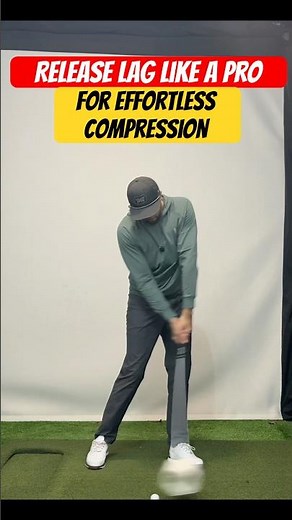 Golf Swing Training: Learn To Release Lag like A PRO ( Gain Effortless Compression) #golf