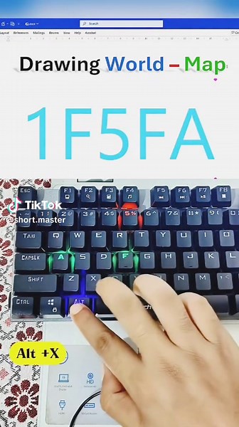 Press This Shortcut to Draw a World Map in MS Word - It Feels Like Magic! #keyboard #world #map #MS #MSWordTips​ #WorldMapHack​ #KeyboardShortcuts​ ​ ​ ​ ​ ​ ​ ​ Did you know you can insert a full World Map in MS Word... instantly?! It’s not a trick — just a secret keyboard shortcut you probably never used! In this quick tutorial, you’ll learn: How to draw a world map with one shortcut Perfect for reports, presentations, infographics, and school projects Use built-in Word features — no external 