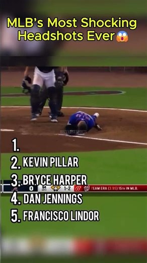 MLB’s Most Shocking Headshots Ever