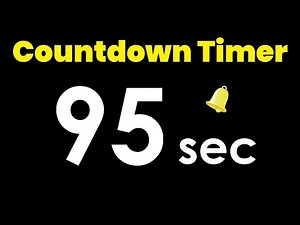95 second Countdown Timer with Alarm #timerstore #95s #countdown
