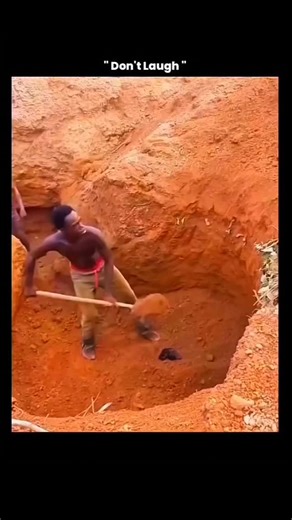 memzkr on Instagram: "This video highlights a harsh reality of manual excavation and unregulated mining practices that are still common in many parts of the world. Digging deep pits by hand without proper reinforcement is extremely dangerous because loose soil, especially dry or sandy earth like this, has very low structural stability and can collapse suddenly under its own weight. Even a small shift in pressure or vibration can trigger a cave-in, trapping workers within seconds. According to sa
