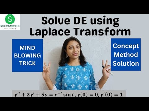 Easy method to solve differential equation using Laplace Transform engineering problem