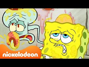 What Happens When Squidward Makes Krabby Patties? | SpongeBob | Nickelodeon UK