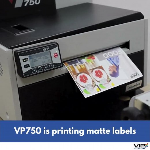 Matte or Glossy Labels? Print Both with VIPColor Printer