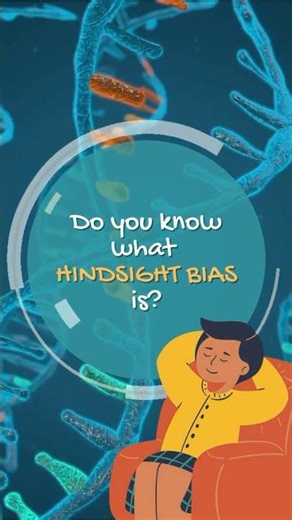 🤷🏻‍♀️ HINDSIGHT BIAS Explained in 10 seconds‼️ - Psychology -