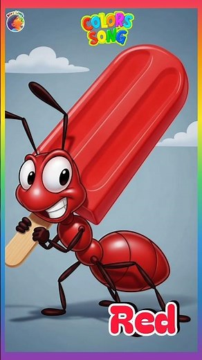 Popsicle colors song for kids 🤩🤩🤩🟢🔴🟠🟡🟣🔵