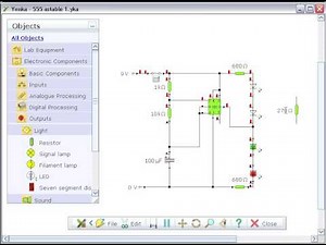 Yenka - Adding Electronic Components
