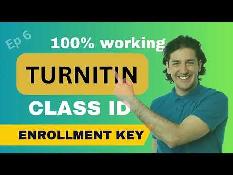 Use Turnitin class id and enrollment key 2025 free | How to check plagiarism