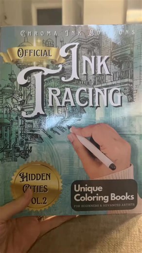 Obsession doesn't begin to overshadow my ink tracing hobby. 🎨These books are amazing. Every time I finish one of these, I feel like a professional artist! 🥰 Take the mental time off from coloring and just fill in the white lines. ✏️It's a great stress-relieving hobby (relax, your lines don't have to be perfect). Grab this amazing book and have endless hours just tracing and creating masterpieces. 🛒Shop Now👉 | Curriculumk.ht06