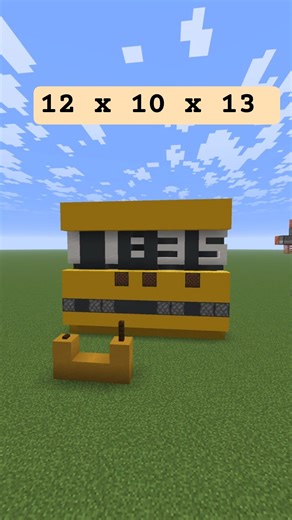 Insanely compact redstone clock