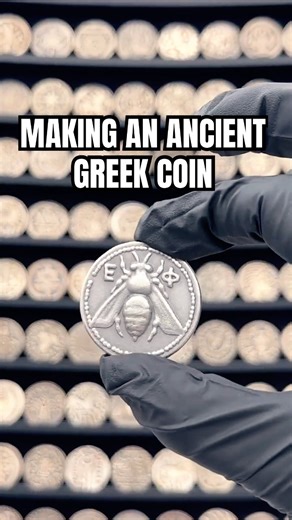 CASTING AN ANCIENT GREEK COIN #foundry #experiment #graphitemold #silver #greek