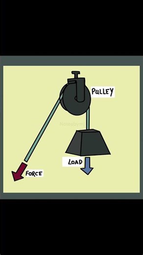 Simple Pulley Diagram Explained | Physics Shorts