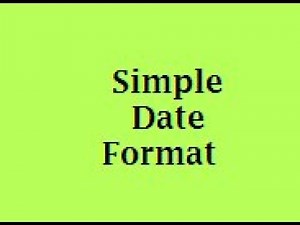 Display Date in Simple Date Format in Java. java interview question