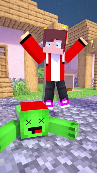 😭 Can JJ Save Mikey After Zombies Ate His Brain? ( Maizen )