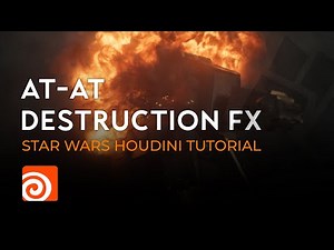 AT-AT Walker Explosive Destruction FX | Star Wars Houdini Tutorial